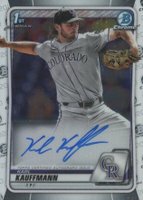 2020 Bowman Chrome Prospect Autographs #CPAKK Karl Kauffmann Baseball Card