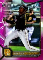 2022 Bowman Chrome #45 Oneil Cruz Fuchsia Refractor Baseball Card