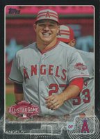 2015 Topps Update #US364 Mike Trout All-Star-Black Baseball Card