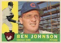1960 Topps #528 Ben Johnson Baseball Card