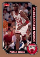 2008 Fleer Jordan Retrospective #MJ-9 Michael Jordan Basketball Card