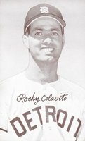 1947 Exhibits 1947-66 # Rocky Colavito Portrait Baseball Card