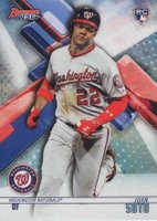 2018 Bowman's Best #29 Juan Soto Refractor Baseball Card
