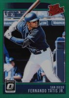 2018 Panini Donruss Optic Rated Prospect #RP2 Fernando Tatis Jr. Green Baseball Card