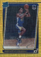 2021 Panini Donruss #240 Jonathan Kuminga Signature-Gold Choice Basketball Card