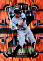 2024 Panini Select Concourse #19 Aaron Judge Orange Flash Baseball Card