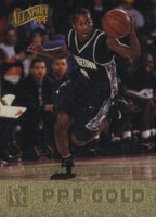 1996 Score Board All Sport PPF #7 Allen Iverson Gold Basketball Card