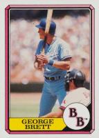 1987 Boardwalk & Baseball Top Run Makers #13e George Brett No slash Baseball Card