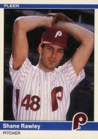 1984 Fleer Update #U-94 Shane Rawley Baseball Card