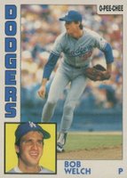 1984 O-Pee-Chee #227 Bob Welch Baseball Card