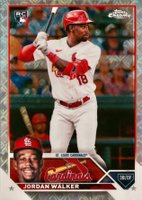 2023 Topps Chrome Logofractor Edition #209 Jordan Walker Baseball Card