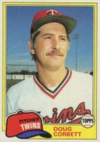 1981 Topps #162 Doug Corbett Baseball Card