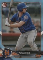 2018 Bowman Paper Prospects #BP137 Pete Alonso Sky Blue Baseball Card
