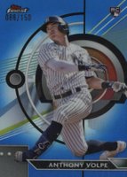 2023 Topps Finest #26 Anthony Volpe Blue Baseball Card