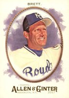2017 Topps Allen & Ginter #252 George Brett Baseball Card
