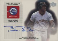 2001 Upper Deck Evolve #ES-BB Barry Bonds Series 2-Autograph Baseball Card