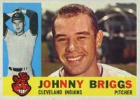 1960 Topps #376 Johnny Briggs Baseball Card