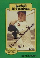1987 Baseball's All-Time Greats # Duke Snider Baseball Card