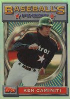 1993 Finest #131 Ken Caminiti Refractor Baseball Card
