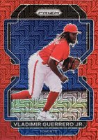 2022 Panini Prizm #76 Vladimir Guerrero Jr. Red Mojo Prizm Baseball Card