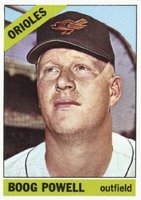 1966 Topps #167 Boog Powell Baseball Card