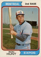 1974 Topps #275 Ron Hunt Baseball Card