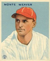 1933 Goudey #111 Monte Weaver Baseball Card