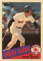 1985 Topps Tiffany #350 Wade Boggs Baseball Card