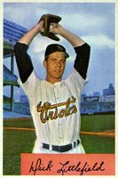 1954 Bowman #213 Dick Littlefield Baseball Card