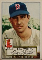1952 Topps #177g Bill Wight Gray back Baseball Card