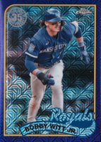 2024 Topps Silver Pack 1989 Chrome Promo #11 Bobby Witt Jr. Series 2-Purple Refractor Baseball Card