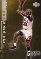 1998 Upper Deck Black Diamond #9 Michael Jordan Triple Basketball Card