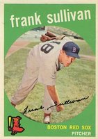 1959 Topps #323 Frank Sullivan Baseball Card