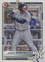 2021 Bowman Draft #BD77 Jasson Dominguez Baseball Card