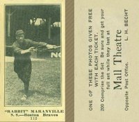 1916 Mall Theatre #112 Rabbit Maranville Baseball Card