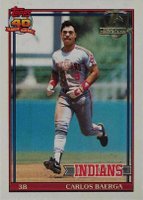 1991 Topps Desert Shield #147 Carlos Baerga Baseball Card
