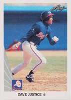 1990 Leaf #297 David Justice Baseball Card