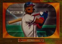 2024 Bowman 1955 Bowman Anime #BA11 Ronald Acuna Jr. Gold Refractor Baseball Card