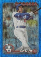 2024 Topps #500 Shohei Ohtani Blue Foil Baseball Card