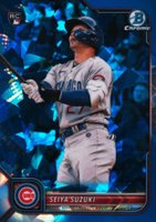 2022 Bowman Chrome Sapphire Edition #69 Seiya Suzuki SP Baseball Card