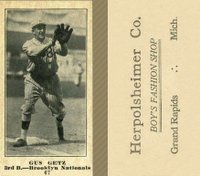1916 Herpolsheimer Co. #67 Gus Getz Baseball Card