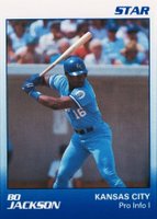 1989 Star Jackson #8 Bo Jackson Pro Info I Baseball Card