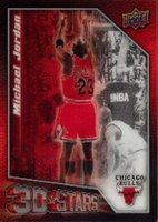 2009 Upper Deck 3D NBA Stars #3D-MJ Michael Jordan Basketball Card