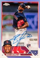2023 Topps Chrome Rookie Autograph #RABB Brayan Bello Refractor Baseball Card