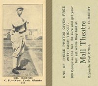 1916 Mall Theatre #146 Ed. Roush Baseball Card
