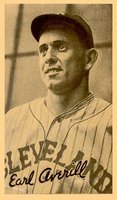 1936 Goudey Premiums-Type 1-Wide Pen # Earl Averill Portrait Baseball Card