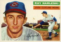 1956 Topps #133 Ray Narleski Gray Back Baseball Card