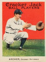 1915 Cracker Jack #64 Jimmy Archer Baseball Card