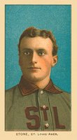 1909 White Borders Ghosts, Miscuts, Proofs, Blank Backs & Oddities #466 George Stone Baseball Card