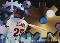 1996 Ultra Hitting Machines  #2 Barry Bonds Gold Medallion Baseball Card